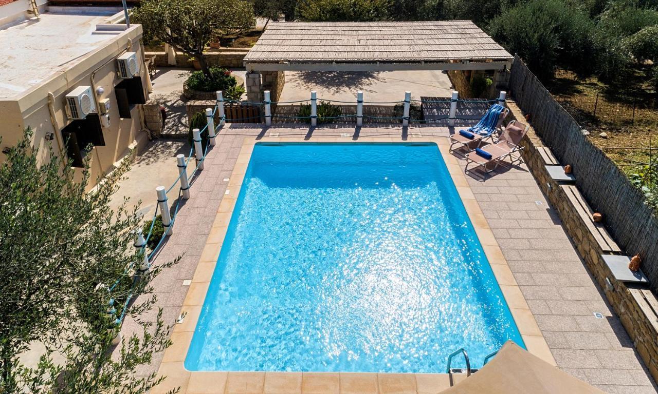 Cretan Kera Villa Heated Pool Extérieur photo