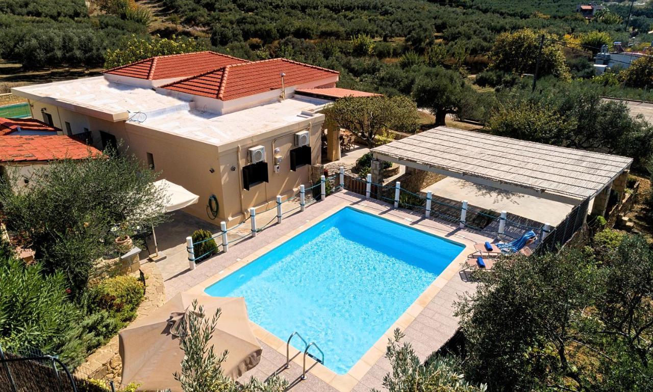 Cretan Kera Villa Heated Pool Extérieur photo