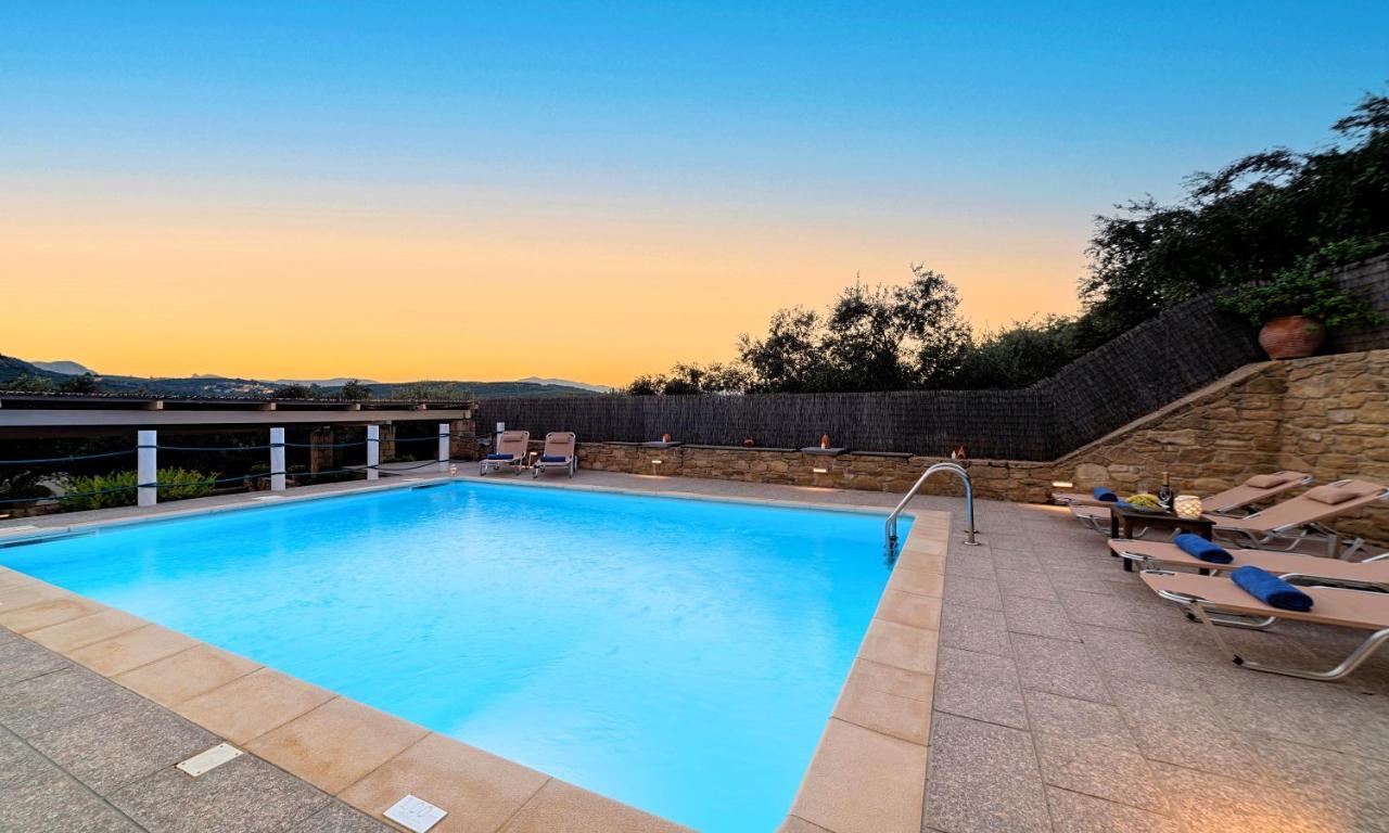 Cretan Kera Villa Heated Pool Extérieur photo